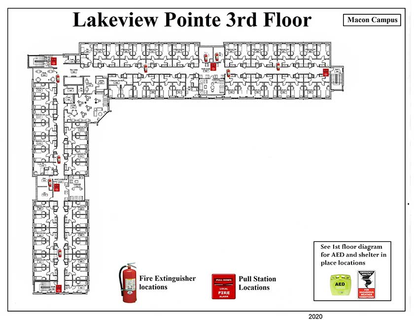 Lakeview Pointe 3rd Safety Diagram